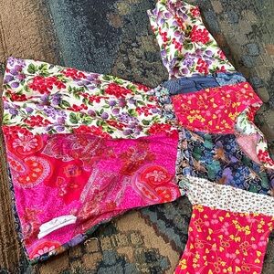 Floral Patchwork Dress - Multicolor